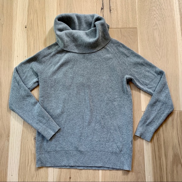 BANANA REPUBLIC Cowl Neck Cotton Sweater - Picture 1 of 5